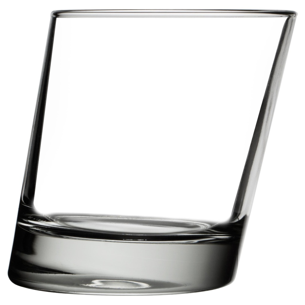 Libbey 11006821 Pisa 11.75 oz. Slanted Rocks / Double Old Fashioned Glass