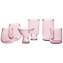 Acopa Pangea 10 oz. Mauve Rocks / Old Fashioned Glass