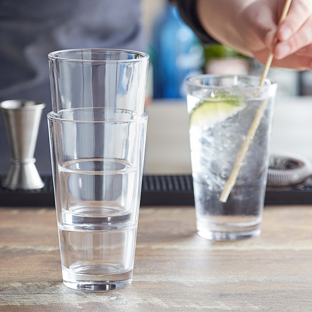 Acopa Select 14 oz. Stackable Beverage / Mixing Glass