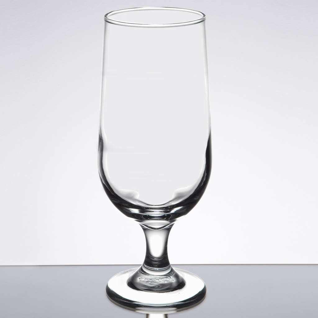 Libbey 3730 Embassy 14 oz. Stemmed Pilsner Glass