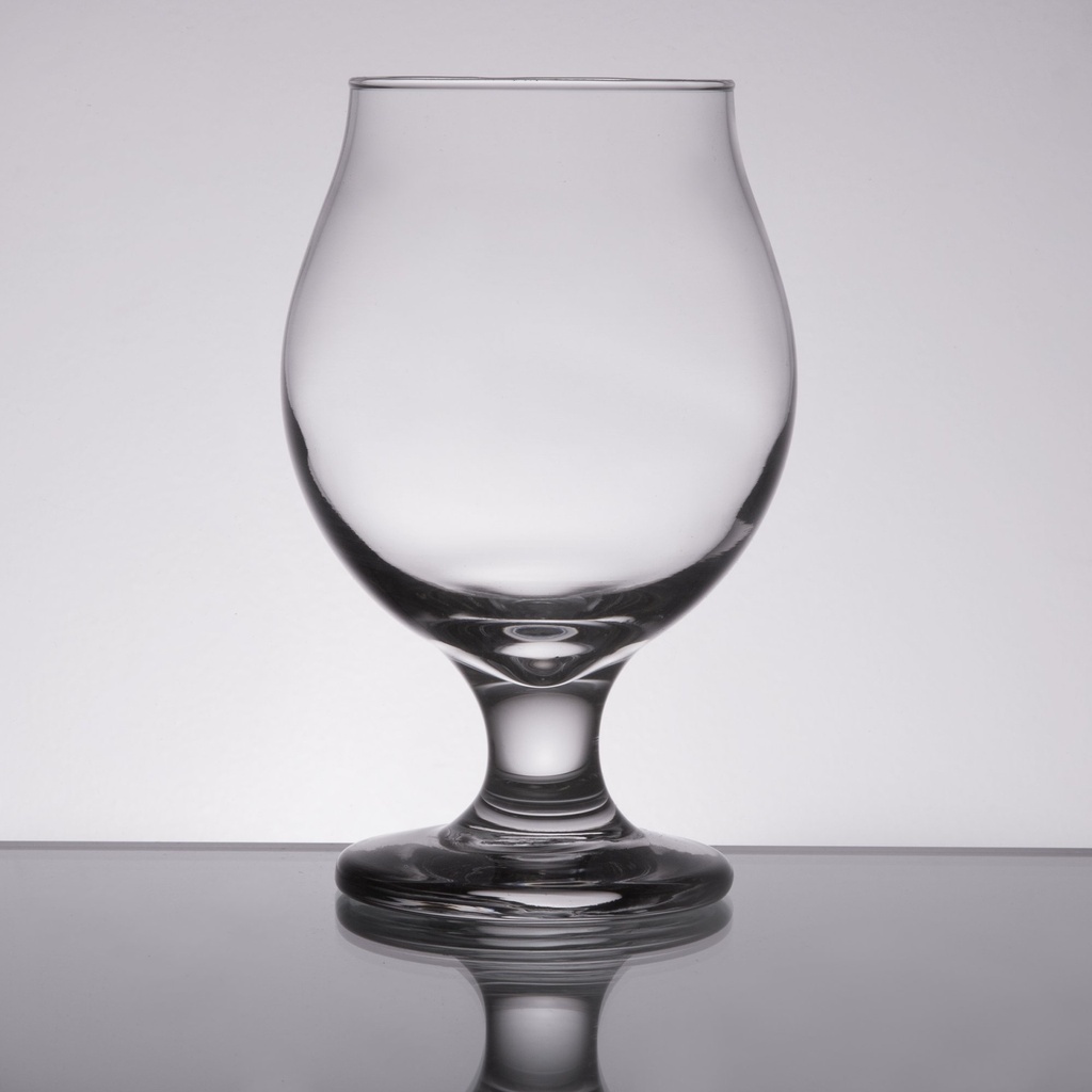 Libbey 3807 13 oz. Customizable Belgian Beer / Tulip Glass