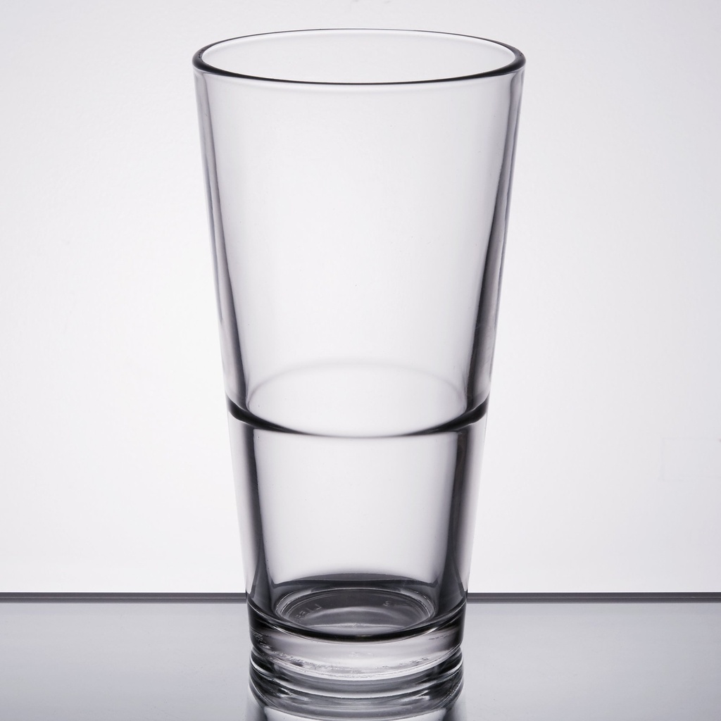Libbey Restaurant Basics 20 oz. Rim Tempered Stackable Mixing Glass