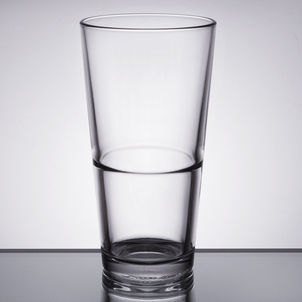 Libbey Restaurant Basics 22 oz. Rim Tempered Stackable Mixing Glass