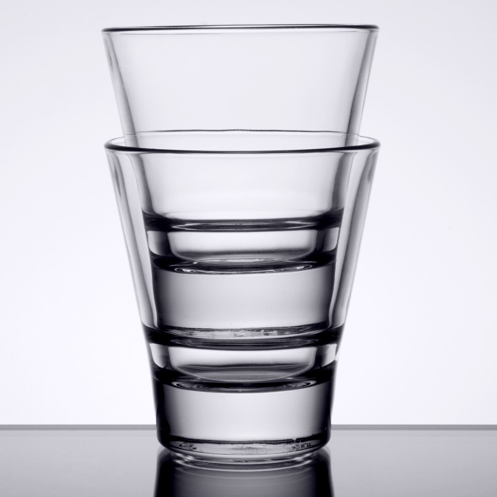 Libbey 15709 Endeavor 7 oz. Stackable Rocks / Old Fashioned Glass