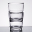 Libbey 15769 Restaurant Basics 12 oz. Stackable Rocks / Double Old Fashioned Glass