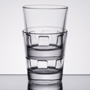 Libbey 15963 Optiva 12 oz. Stackable Rocks / Double Old Fashioned Glass