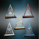8 3/4" Rainbow Triangle Impress Acrylic