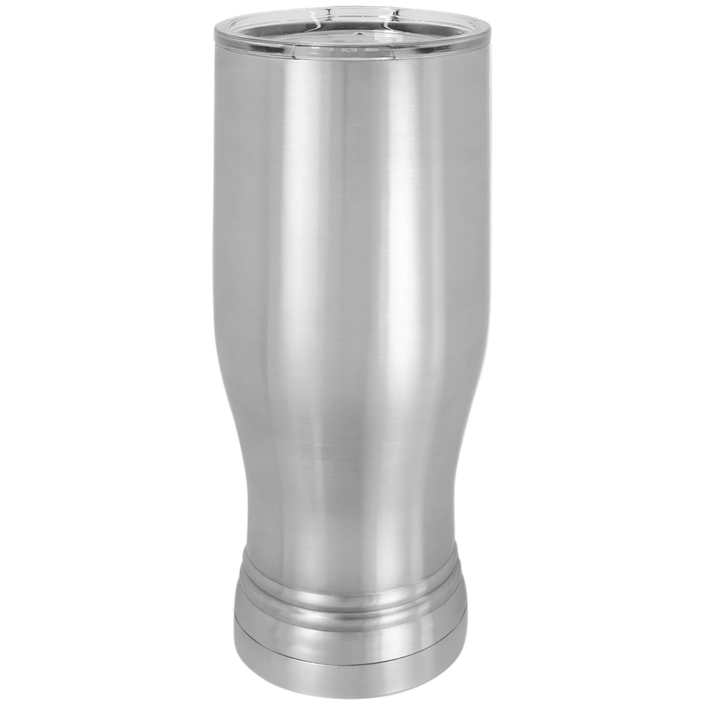 Stainless Steel Sublimatable 20 oz. Polar Camel Pilsner with Clear Lid