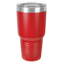 Polar Camel 30 oz. Red Ringneck Vacuum Insulated Tumbler w/Clear Lid