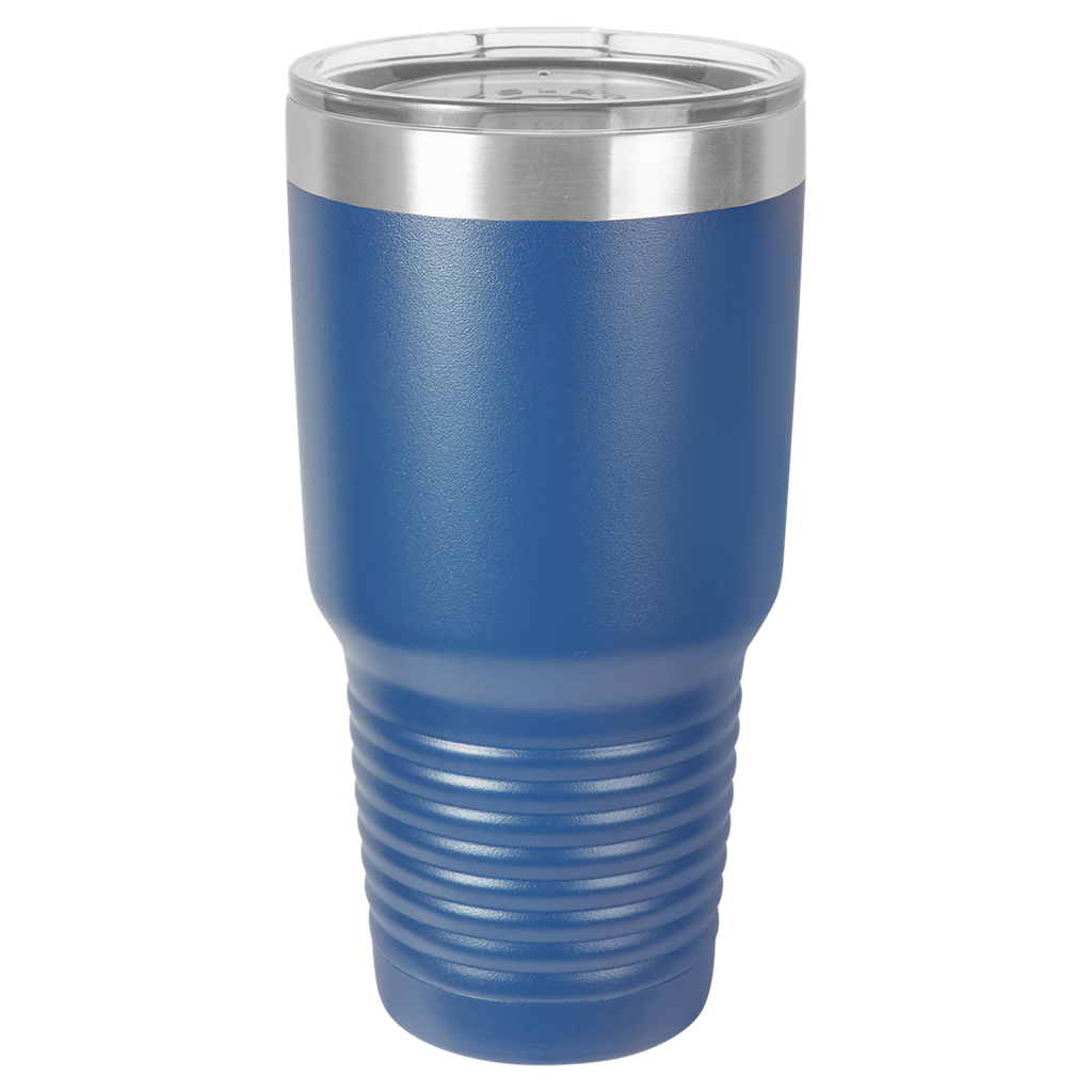 Polar Camel 30 oz. Royal Blue Ringneck Vacuum Insulated Tumbler w/Clear Lid