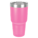 Polar Camel 30 oz. Pink Ringneck Vacuum Insulated Tumbler w/Clear Lid