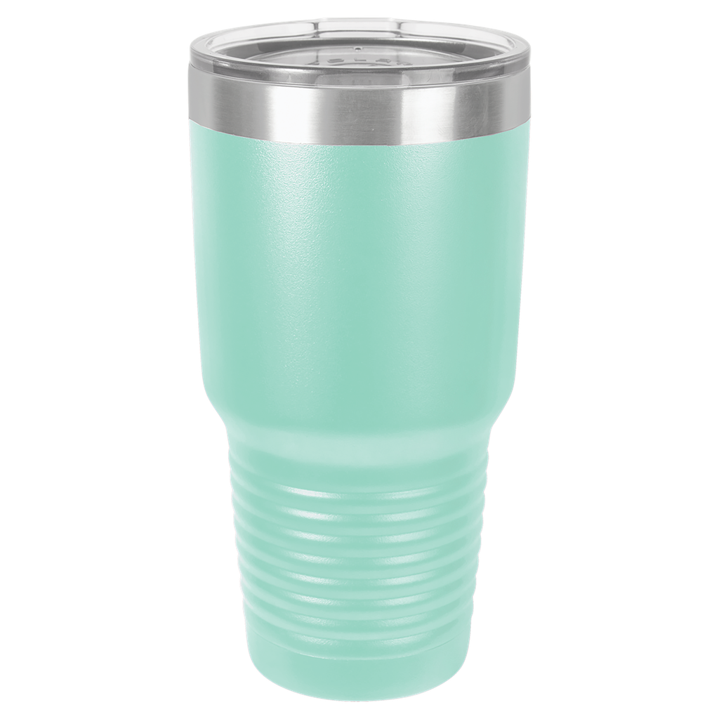 Polar Camel 30 oz. Teal Ringneck Vacuum Insulated Tumbler w/Clear Lid