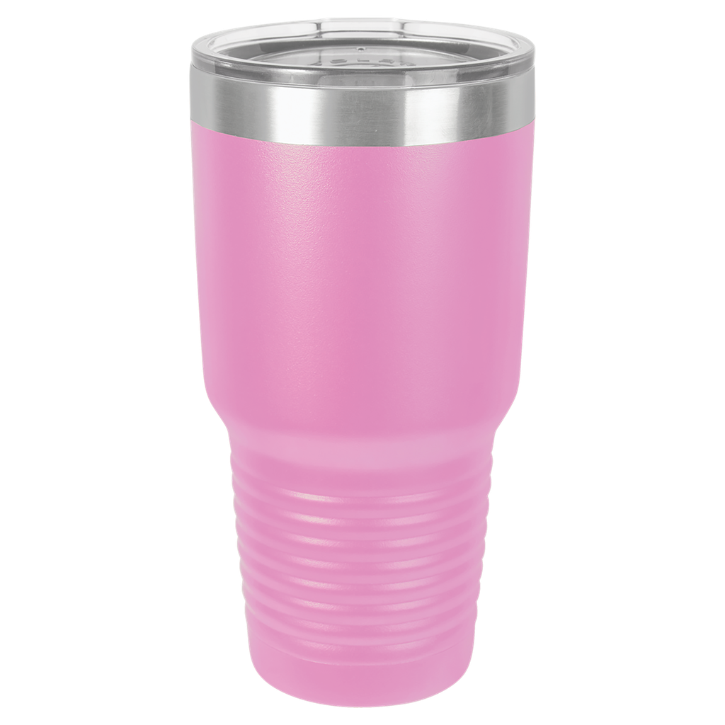 Polar Camel 30 oz. Light Purple Ringneck Vacuum Insulated Tumbler w/Clear Lid