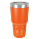 Polar Camel 30 oz. Orange Ringneck Vacuum Insulated Tumbler w/Clear Lid
