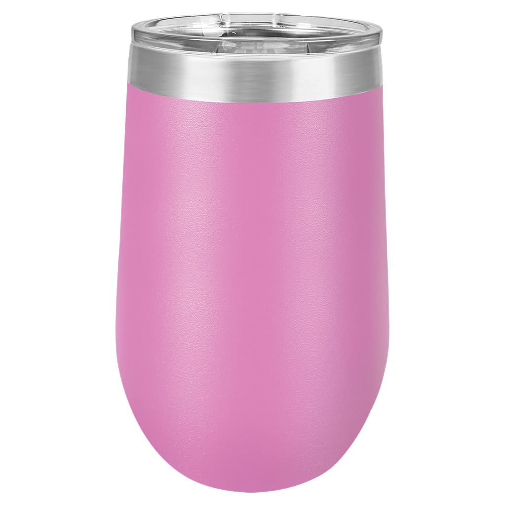 Polar Camel 16 oz. Light Purple Vacuum Insulated Stemless Tumbler w/Lid