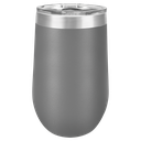 Polar Camel 16 oz. Dark Gray Vacuum Insulated Stemless Tumbler w/Lid