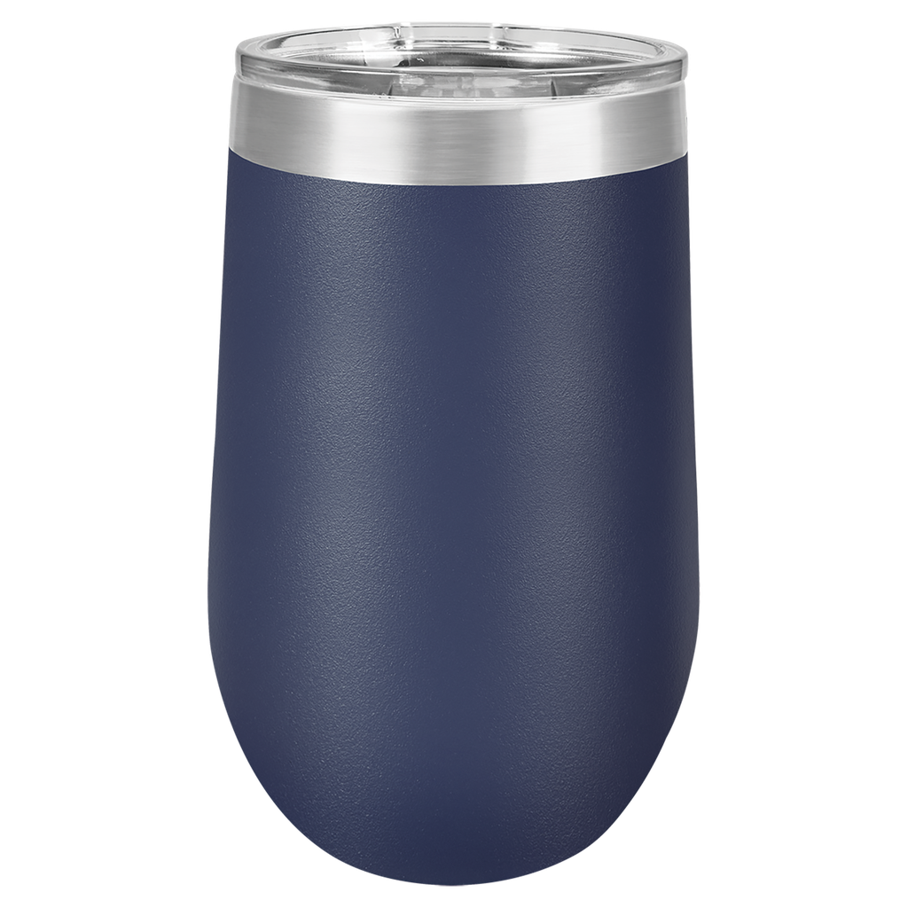 Polar Camel 16 oz. Navy Blue Vacuum Insulated Stemless Tumbler w/Lid