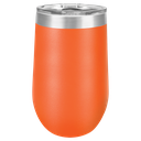 Polar Camel 16 oz. Orange Vacuum Insulated Stemless Tumbler w/Lid