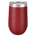 Polar Camel 16 oz. Maroon Vacuum Insulated Stemless Tumbler w/Lid