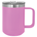 Polar Camel 15 oz. Light Purple Vacuum Insulated Mug with Slider Lid