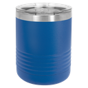 Polar Camel Ringneck 10 oz. Royal Blue Vacuum Insulated Tumbler with Clear Lid