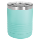 Polar Camel Ringneck 10 oz. Teal Vacuum Insulated Tumbler with Clear Lid