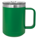Polar Camel 15 oz. Green Vacuum Insulated Mug with Slider Lid