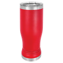 Red 14 oz. Polar Camel Pilsner w/Clear Lid
