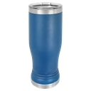 Royal Blue 14 oz. Polar Camel Pilsner w/Clear Lid