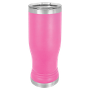 Pink 14 oz. Polar Camel Pilsner w/Clear Lid