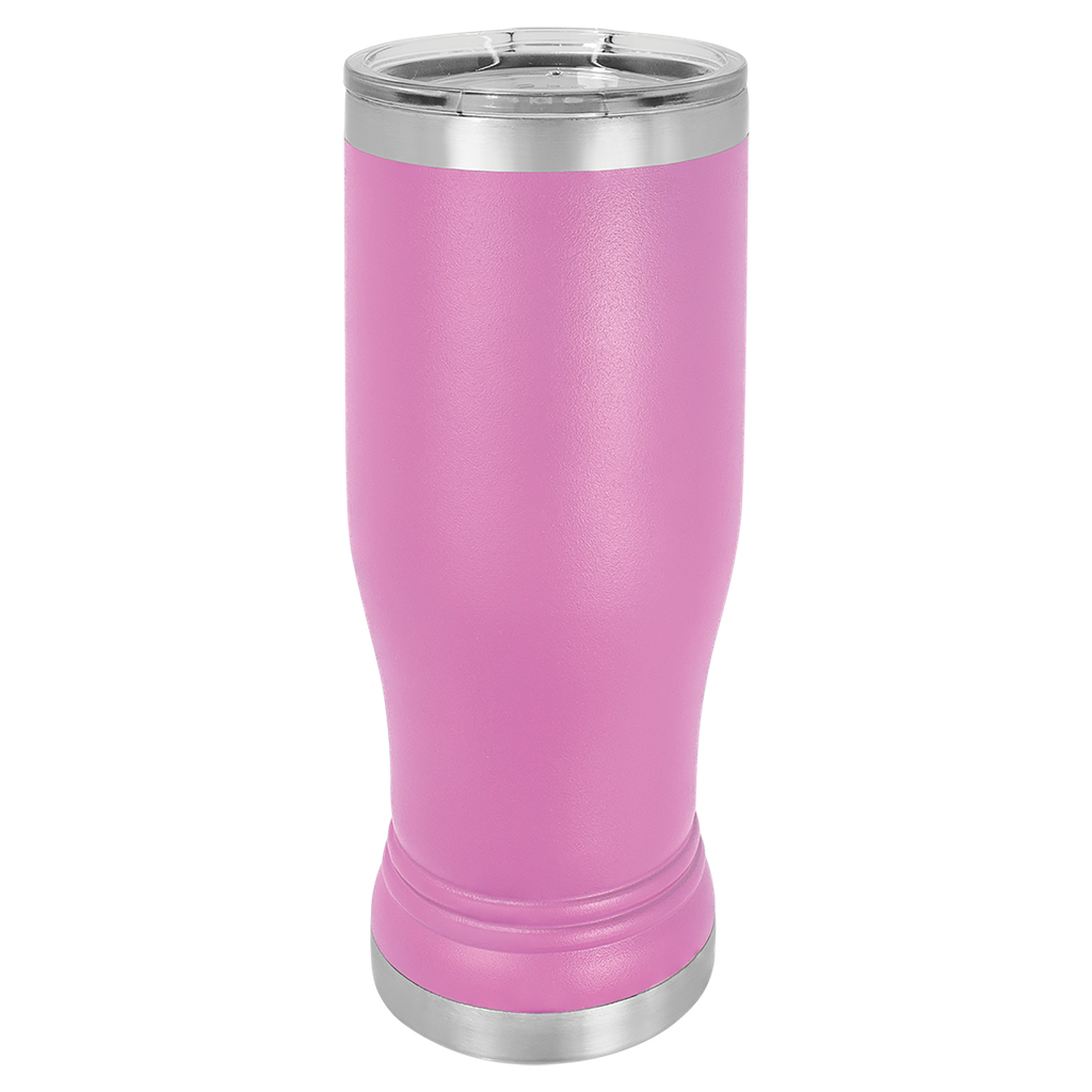 Light Purple 14 oz. Polar Camel Pilsner w/Clear Lid