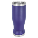 Purple 14 oz. Polar Camel Pilsner w/Clear Lid