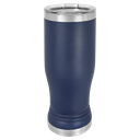 Navy Blue 14 oz. Polar Camel Pilsner w/Clear Lid