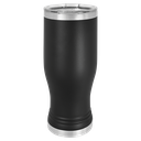 Black 20 oz. Polar Camel Pilsner w/Clear Lid
