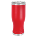 Red 20 oz. Polar Camel Pilsner w/Clear Lid