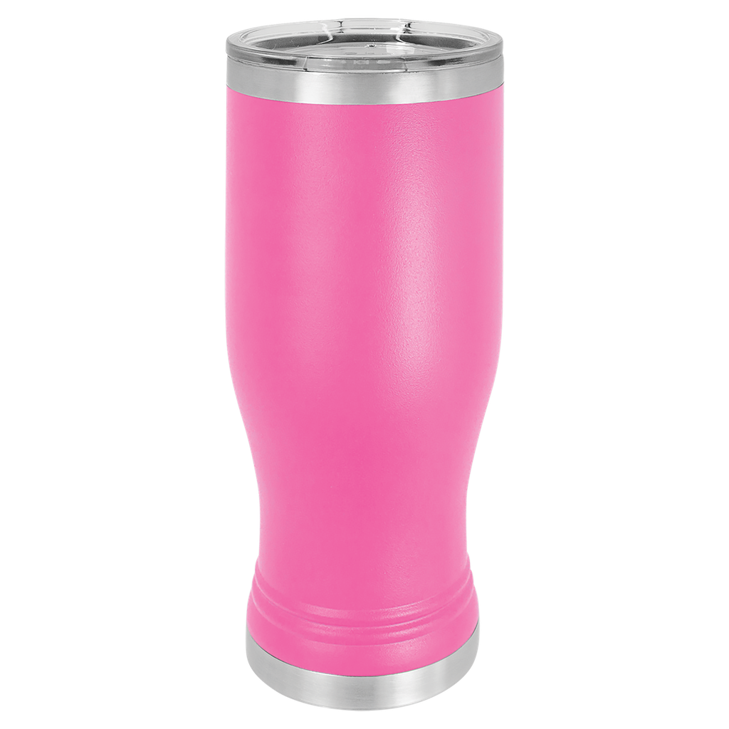Pink 20 oz. Polar Camel Pilsner w/Clear Lid