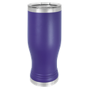 Purple 20 oz. Polar Camel Pilsner w/Clear Lid