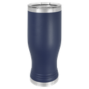 Navy Blue 20 oz. Polar Camel Pilsner w/Clear Lid