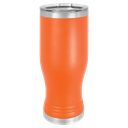 Orange 20 oz. Polar Camel Pilsner w/Clear Lid