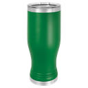 Green 20 oz. Polar Camel Pilsner w/Clear Lid