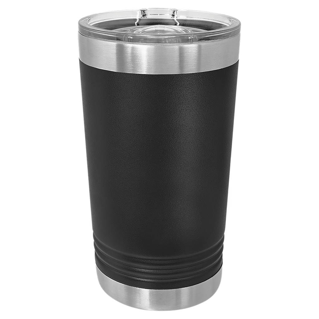Black 16 oz. Polar Camel Pint with Slider Lid