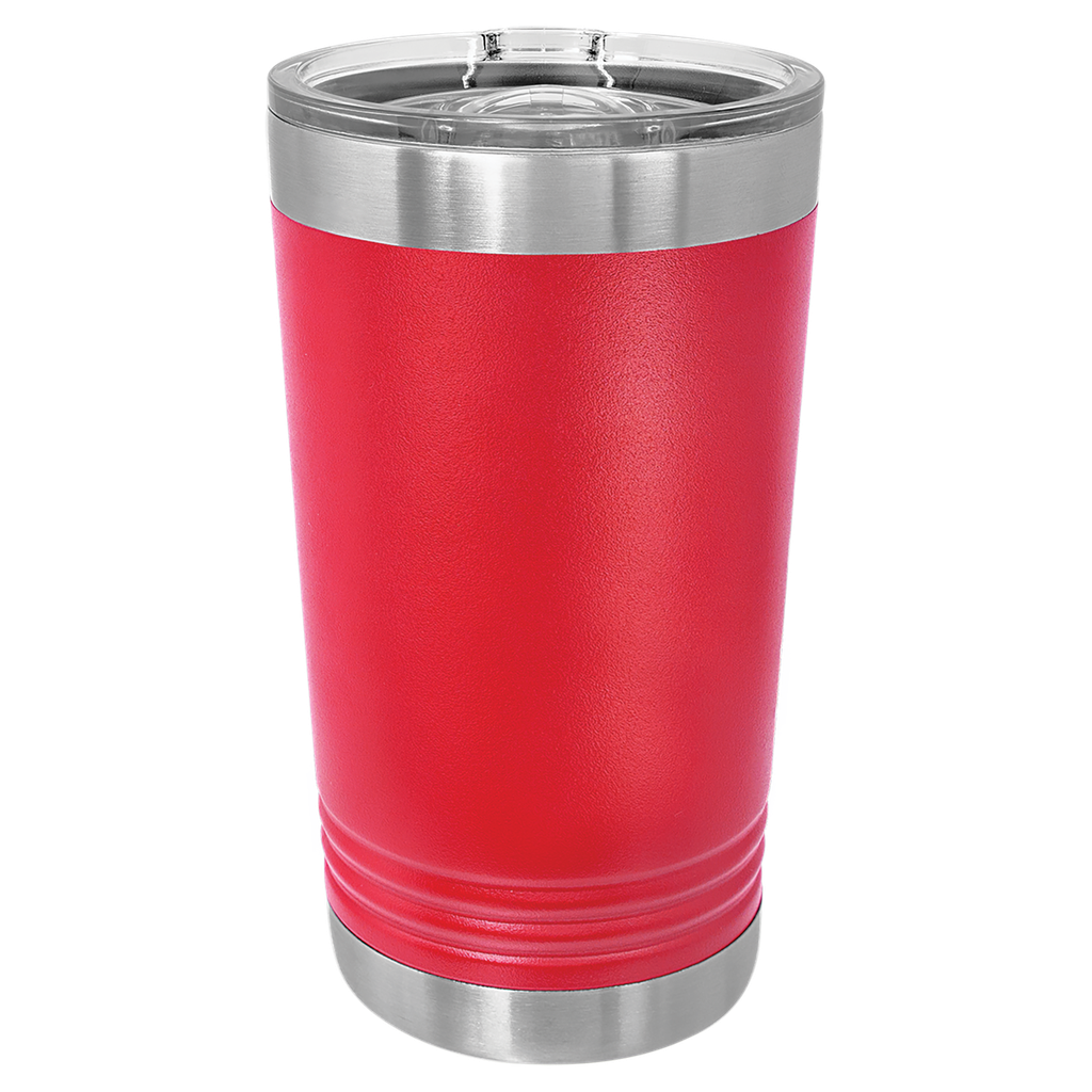 Red 16 oz. Polar Camel Pint with Slider Lid
