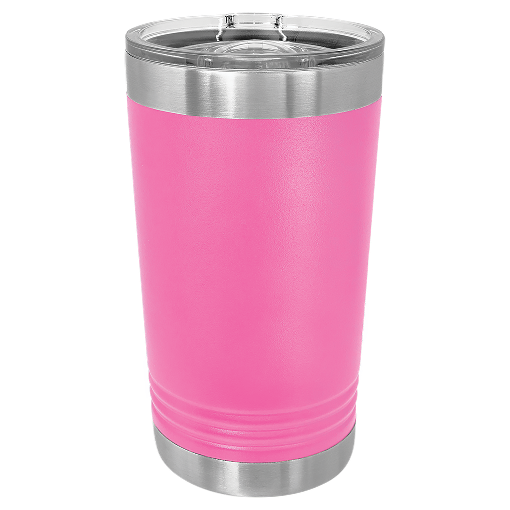 Pink 16 oz. Polar Camel Pint with Slider Lid