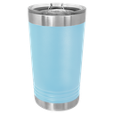 Light Blue 16 oz. Polar Camel Pint with Slider Lid