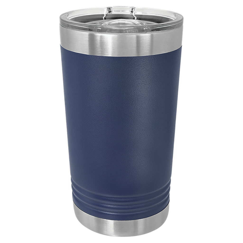 Navy Blue 16 oz. Polar Camel Pint with Slider Lid