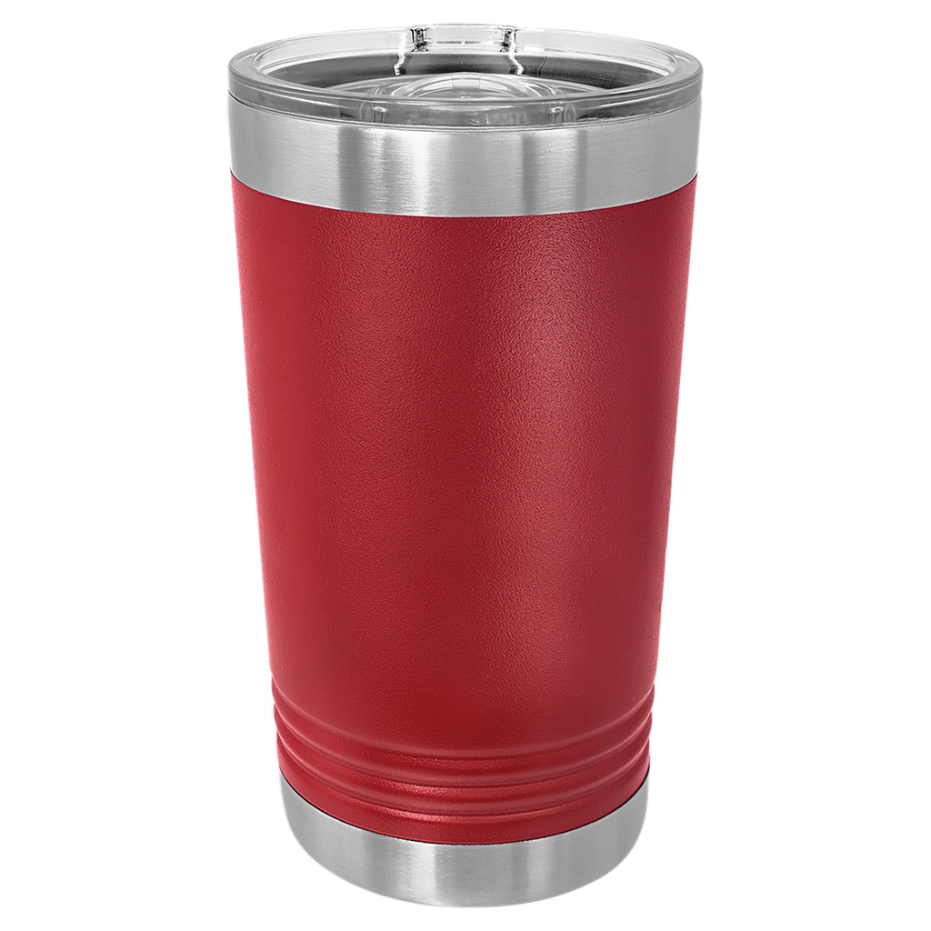 Maroon 16 oz. Polar Camel Pint with Slider Lid