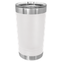 White 16 oz. Polar Camel Pint with Slider Lid