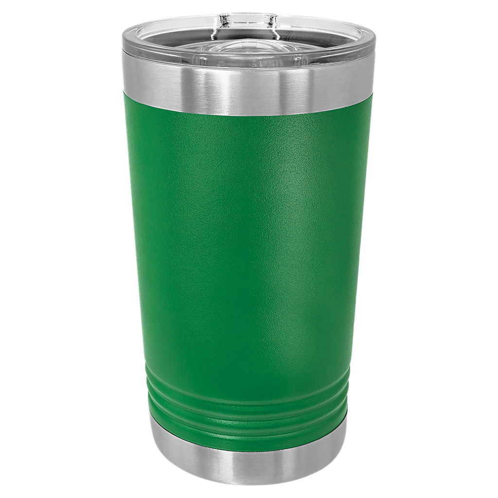 Green 16 oz. Polar Camel Pint with Slider Lid