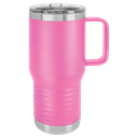 Polar Camel 20 oz. Pink Vacuum Insulated Travel Mug with Slider Lid