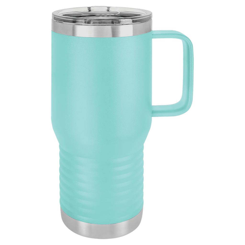 Polar Camel 20 oz. Teal Vacuum Insulated Travel Mug with Slider Lid